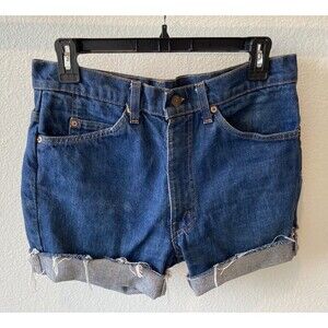 Vintage 80s Levi’s Orange Tab 517 20517-0217 Size 32 Denim Jeans Shorts Custom
